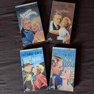 Bundle of Jeanette MacDonald-Nelson Eddy VHS Tapes